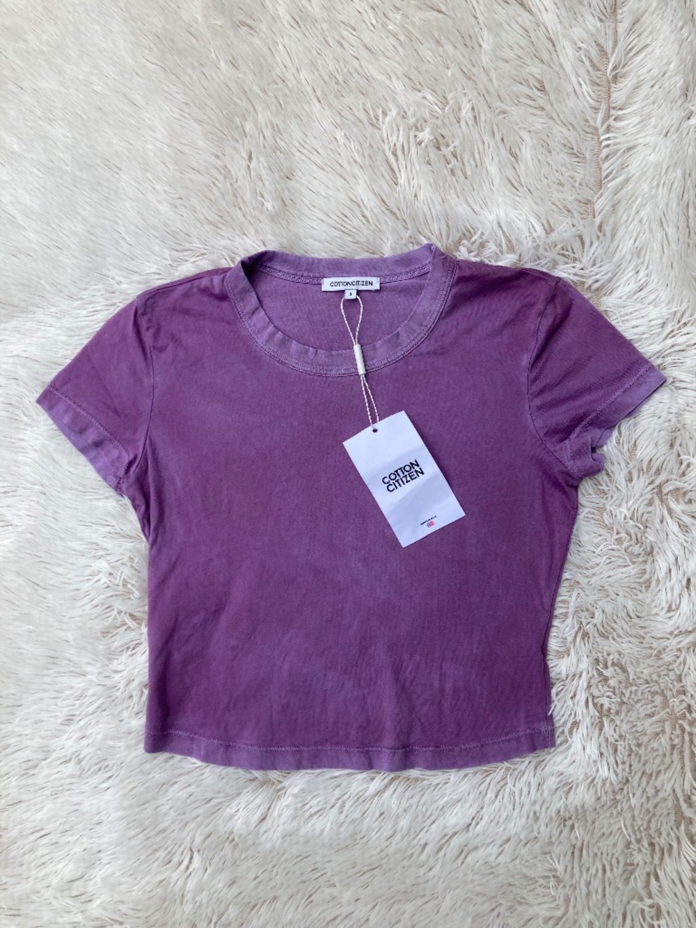 NWT Cotton Citizen Standard Baby Tee Womens Size Small